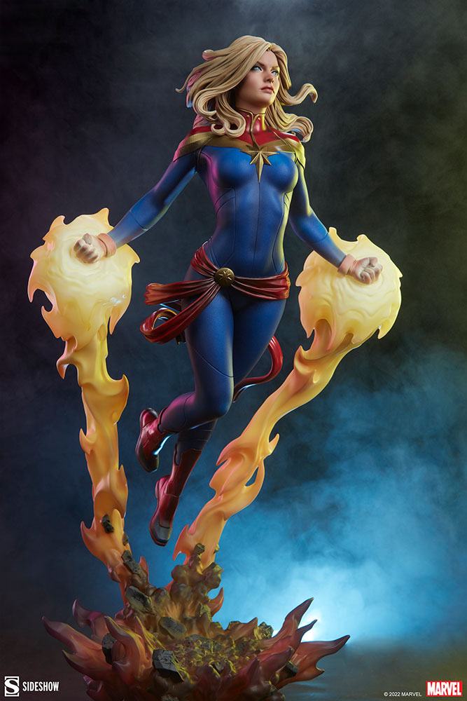 Sideshow Marvel Premium Format Statue Captain Marvel 60 cm, Infinity Collectables , Uncategorized