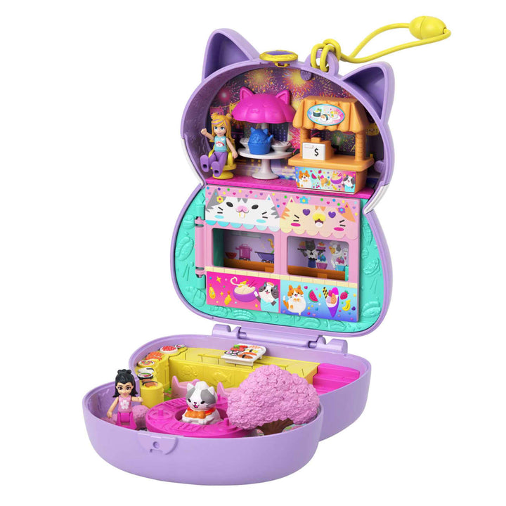 Polly Pocket Sushi Shop Cat Compact Playset