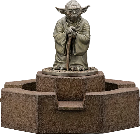 Star Wars The Empire Strikes Back Yoda Fountain Limited Edition Statue