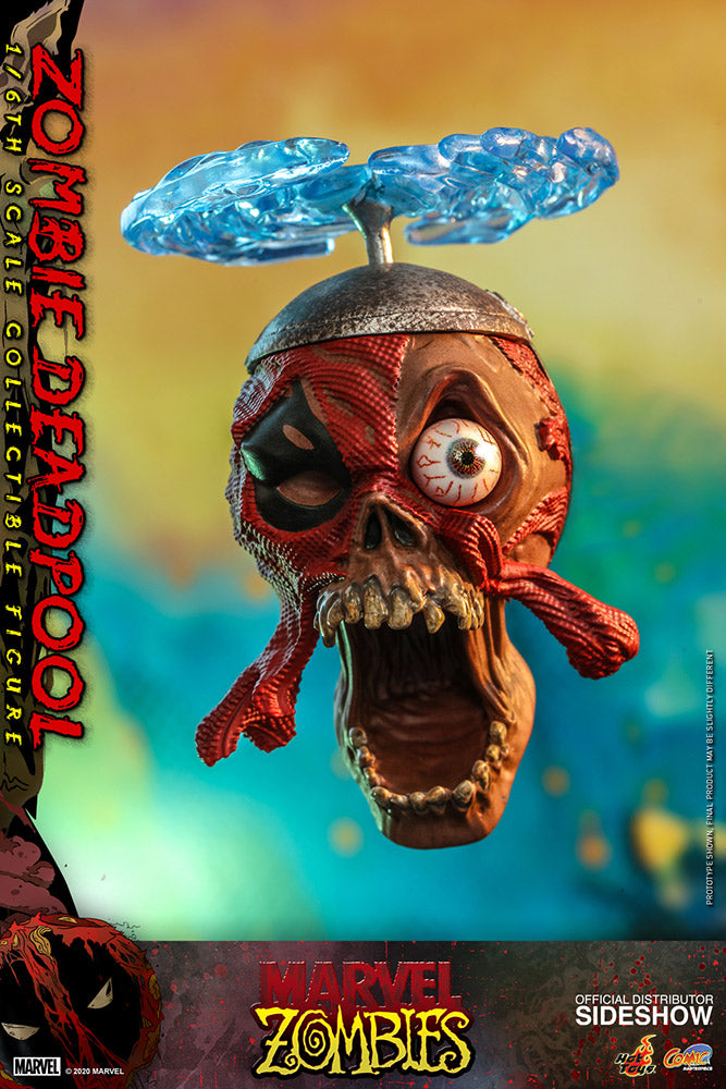 Hot Toys Marvel Zombies Comic Masterpiece 1/6 Zombie Deadpool Action Figure, Infinity Collectables