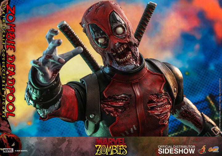 Hot Toys Marvel Zombies Comic Masterpiece 1/6 Zombie Deadpool Action Figure, Infinity Collectables