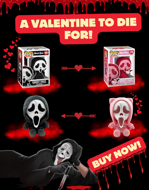 Ghost face valentines