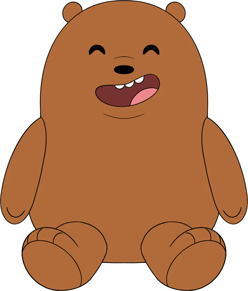 Youtooz Grizzly We Bare Bears Plush 9 Inch
