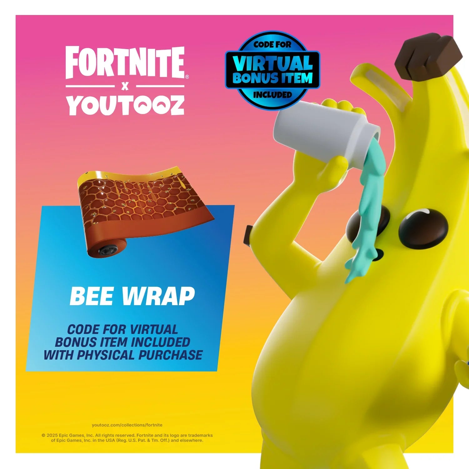 Youtooz Fortnite Peely Vinyl Figure (Release Date 03/26)