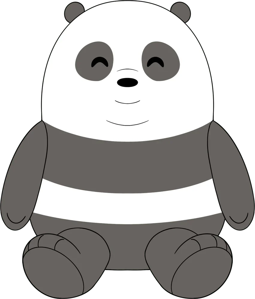 Youtooz Panda We Bare Bears Plush 9 Inch