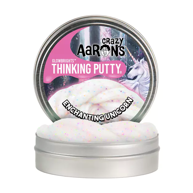 Glowbrights Enchanting Unicorn - Thinking Putty, alternate view