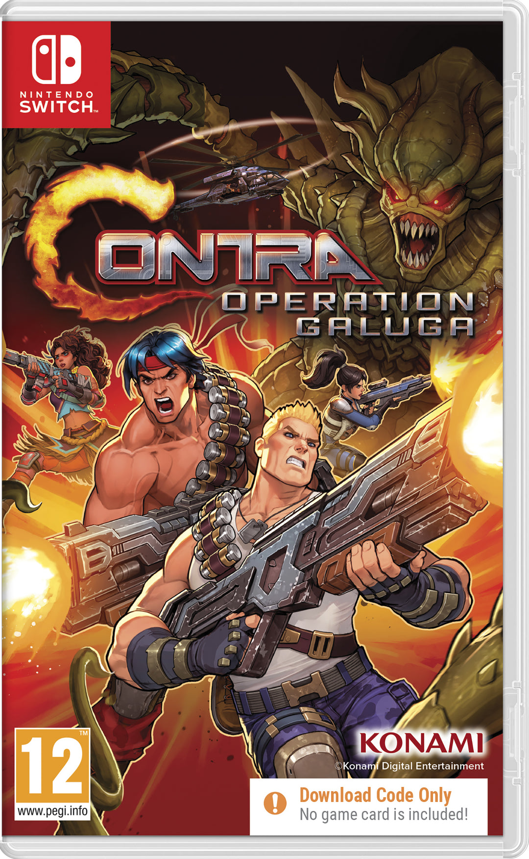 Nintendo Switch Contra Operation Galuga Cib