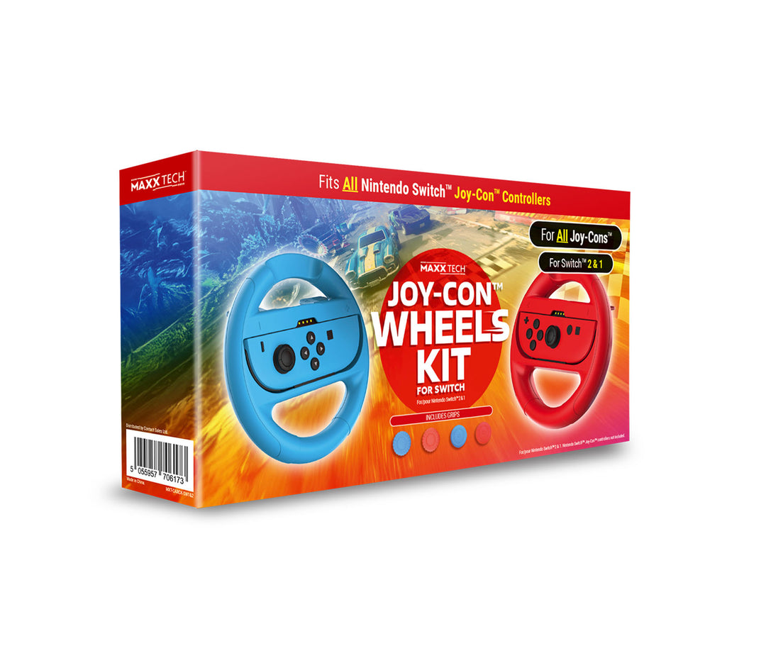 Joycon Wheels & Grips (Suitable For Nintendo Switch 1 & 2)