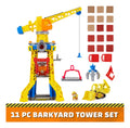 Rubble & Crew Barkyard Crane Tower, in display