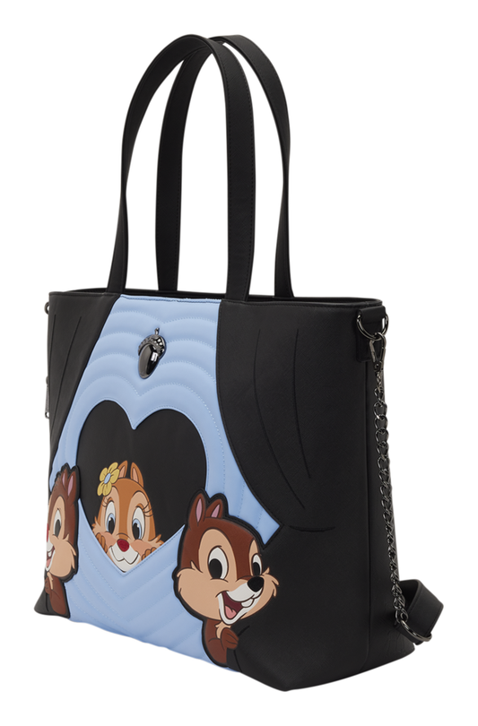 Loungefly - Disney Chip 'n' Dale Two Chips & Miss Tote Bag with Coin Bag