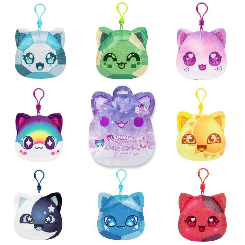 Aphmau MeeMeows Mystery Plush Clip-On Toy, alternate view