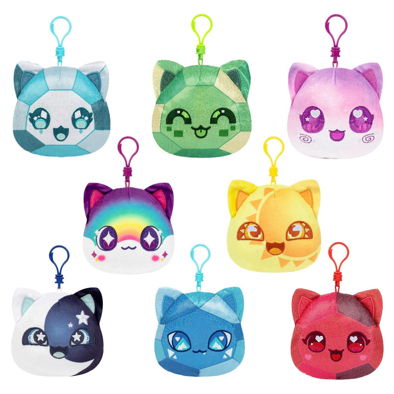 Aphmau MeeMeows Mystery Plush Clip-On Toy, side angle