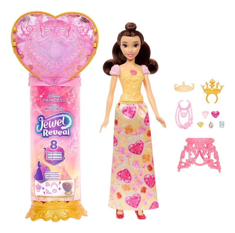 Disney Princess Jewel Reveal Belle Doll - Image