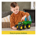 John Deere Lights & Sounds Tractor With Wagon - Image