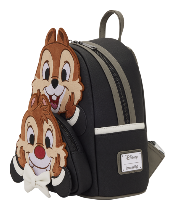 Loungefly - Disney Chip 'n' Dale Two Chips & Miss Mini Backpack, side angle