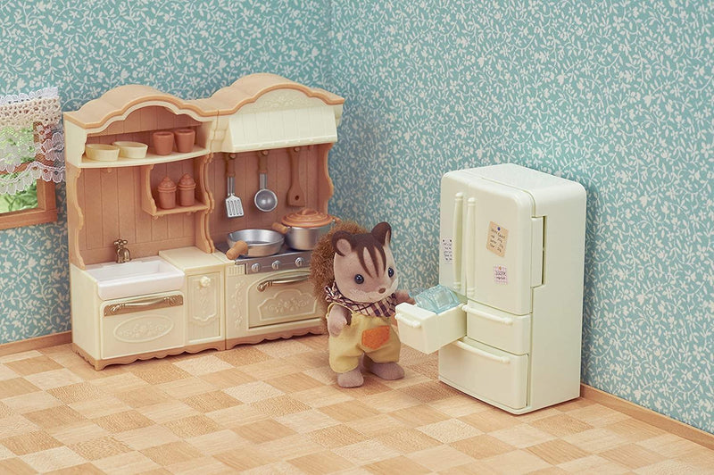 Sylvanian Families Kitchen Play Set Furniture Pack for Ages 3 and Up, side angle