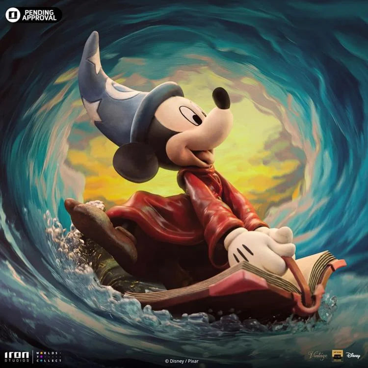 Iron Studios Disney Fantasia Sorcerer Mickey 1/10 Deluxe Art Scale Limited Edition Statue