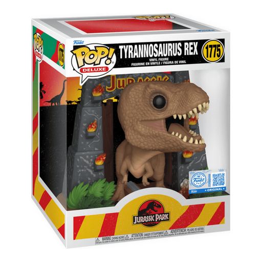 T-Rex with Gates Jurassic Park Funko Pop! Deluxe Vinyl Figure