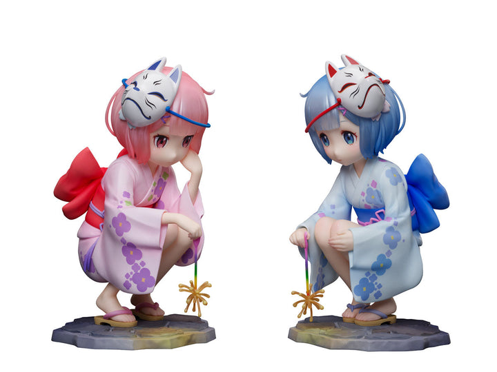 FuRyu Ram & Rem (Childhood Summer Memories) Re:ZERO -Starting Life in Another World- 1/7 Scale Figure Set