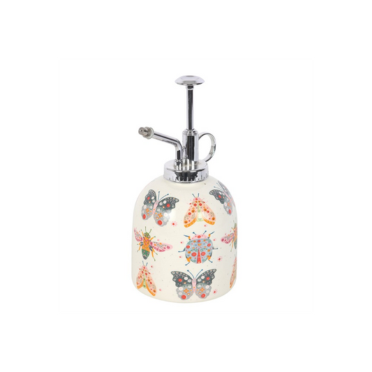 Floral Bug Print Ceramic Plant Mister, alternate view