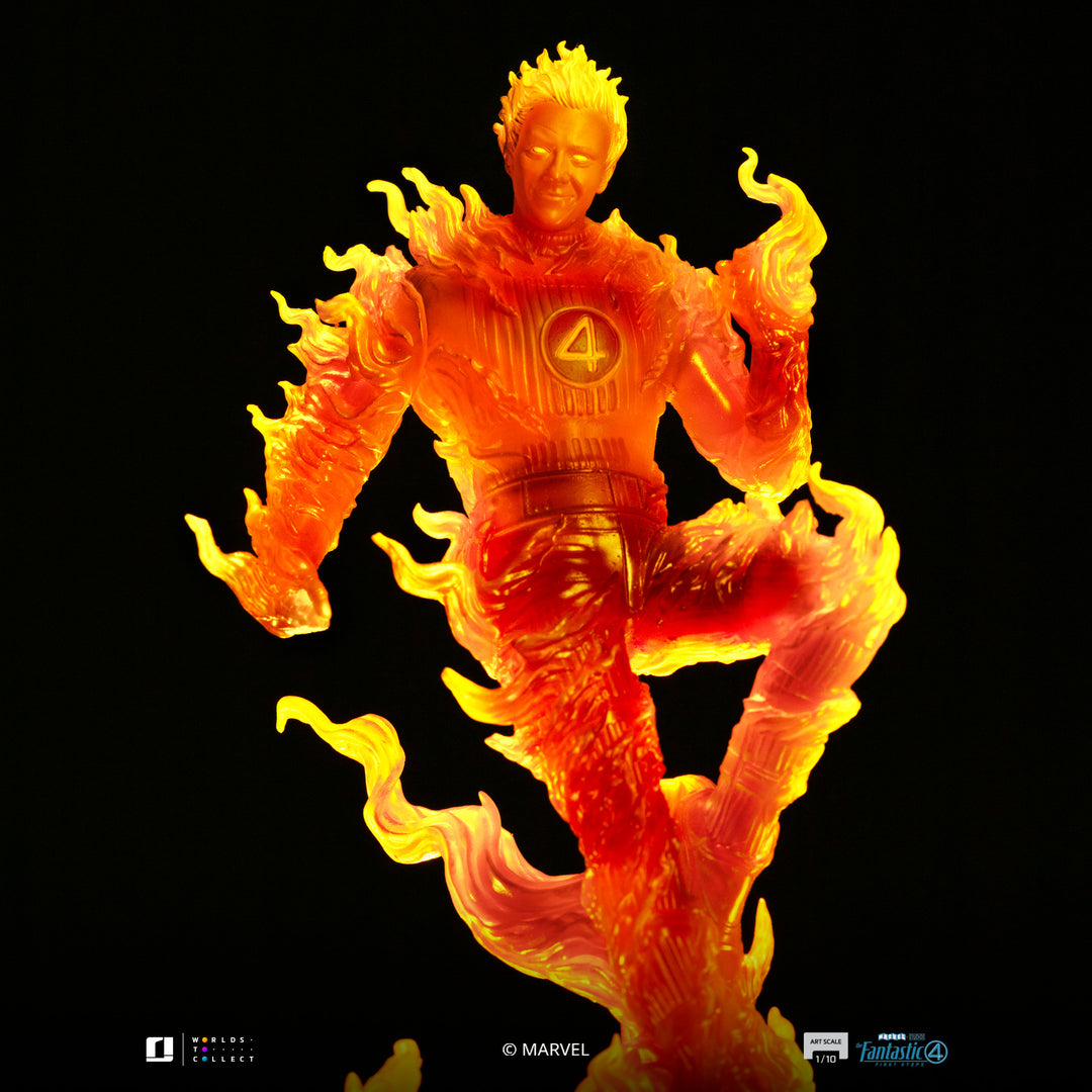 Iron Studios The Fantastic Four First Steps The Human Torch 1/10 Art Scale Statue