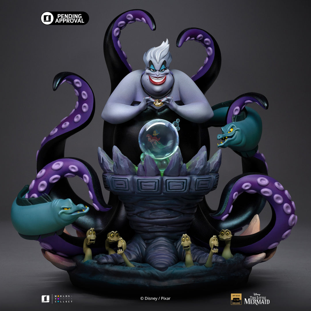 Iron Studios The Little Mermaid Disney Villains Ursula Deluxe 1/10 Art Scale Statue