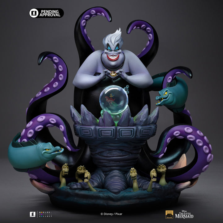 Iron Studios The Little Mermaid Disney Villains Ursula Deluxe 1/10 Art Scale Statue