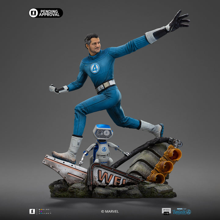 Iron Studios The Fantastic Four First Steps Mr. Fantastic 1/10 Art Scale Statue