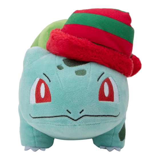 Pokemon - 8in Plush Bulbasaur W/Striped Hat