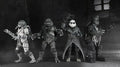 NECA TMNT Universal Monsters Black and White Turtles Action Figures 4 Pack, alternate view