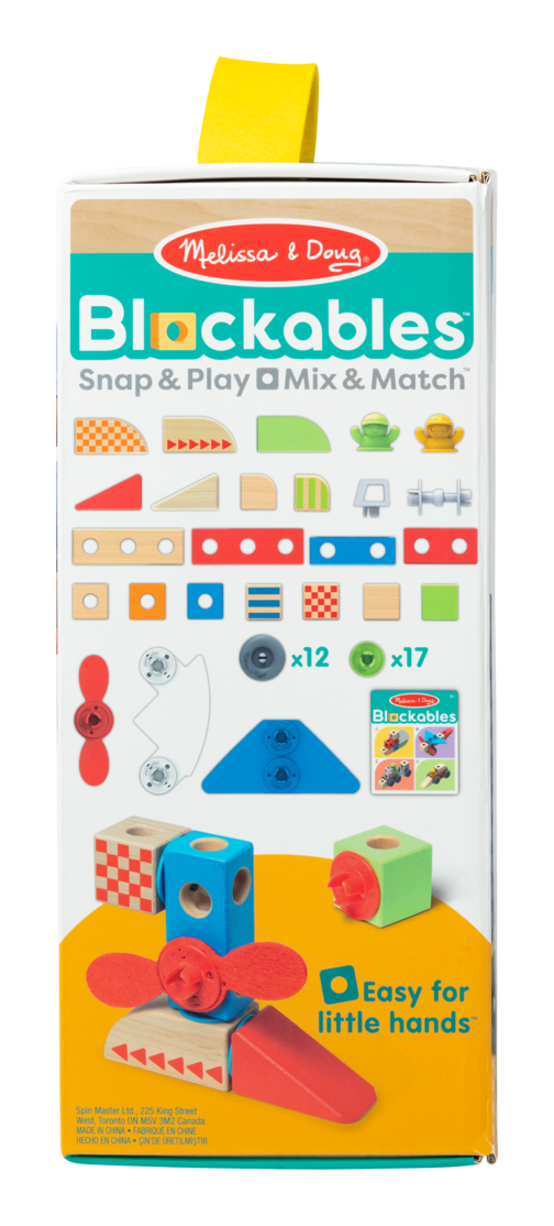 Melissa & Doug - Blockables Vehicles Building - Image