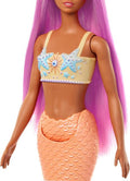 Barbie Core Mermaid Doll (Peach Tail & Purple Hair) - Image 3