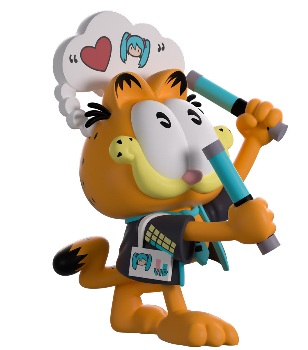 Youtooz Garfield Hatsune Miku Concert Garfield Vinyl Figure (Release Date 04/26)