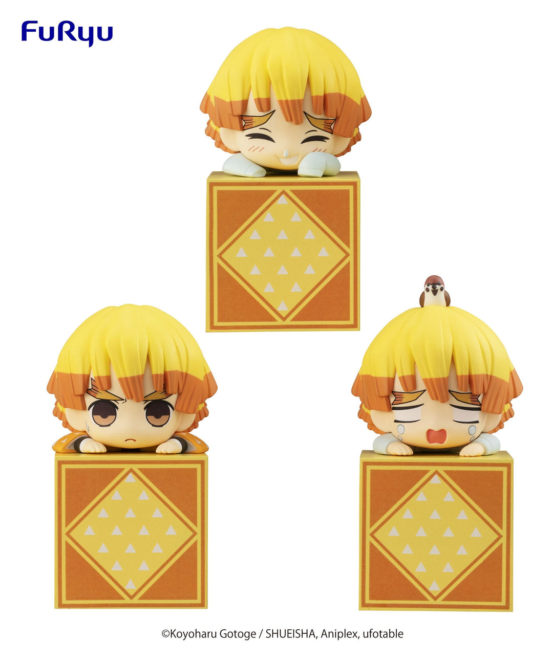 Furyu Zenitsu Agatsuma Demon Slayer: Kimetsu no Yaiba Hikkake Figure Set