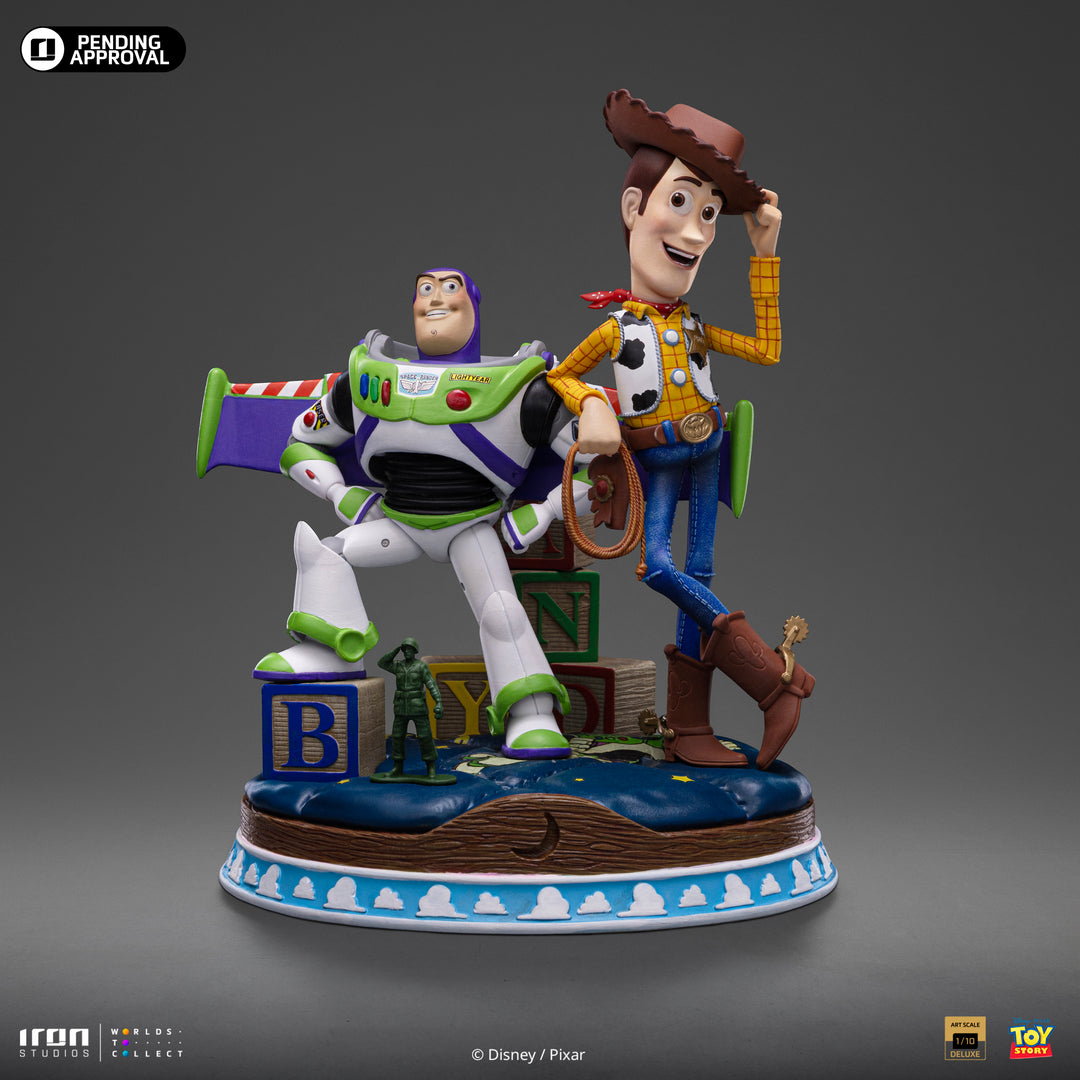 Iron Studios Disney Toy Story Buzz & Woody 1/10 Deluxe Art Scale Limited Edition Statue