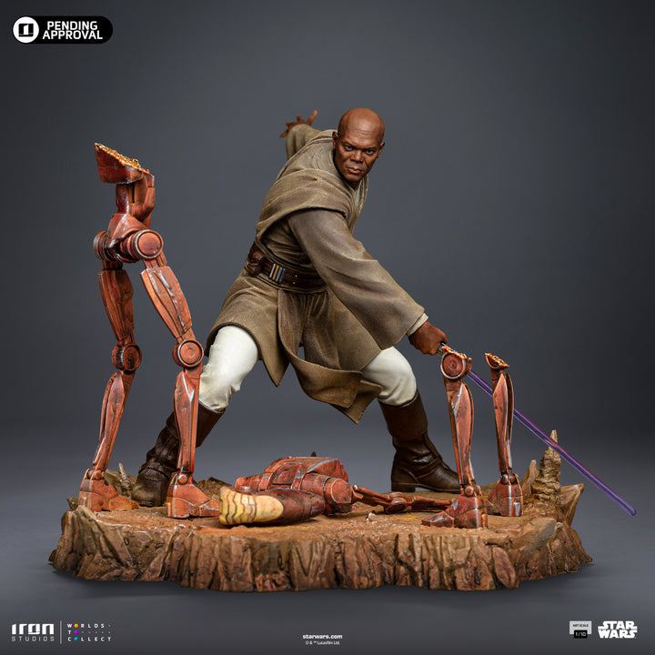 Iron Studios Star Wars Mace Windu 1/10 Scale Limited Edition Statue