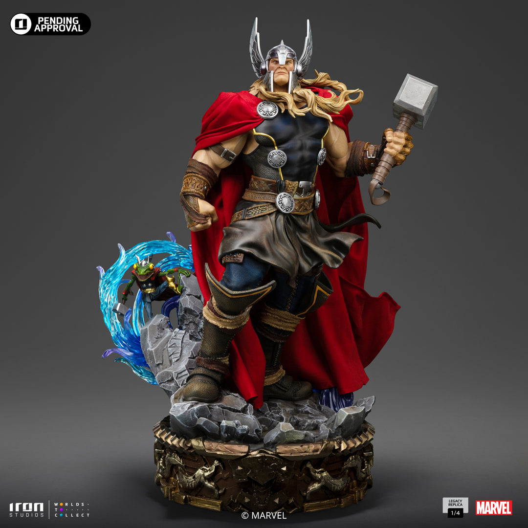 Iron Studios Marvel Comics Thor Unleashed  1/4 Scale Legacy Replica Statue