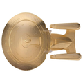 Gold U.S.S. Enterprise NCC-1701-D (Galaxy class) Model Die Cast Ship XL EDITION (Eaglemoss / Star Trek), close-up detail