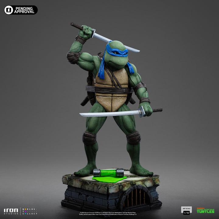 Iron Studios Teenage Mutant Ninja Turtles (1990) Leonardo 1/10 Art Scale Limited Edition Statue