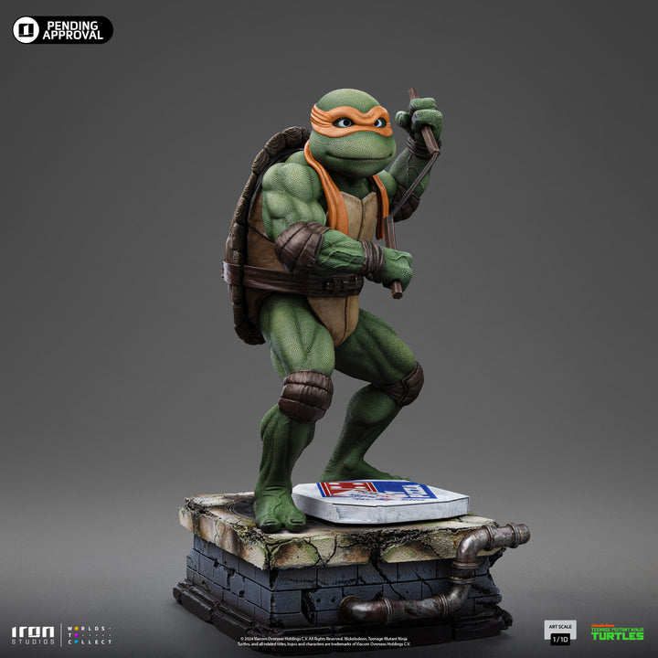 Iron Studios Teenage Mutant Ninja Turtles (1990) Michelangelo 1/10 Art Scale Limited Edition Statue