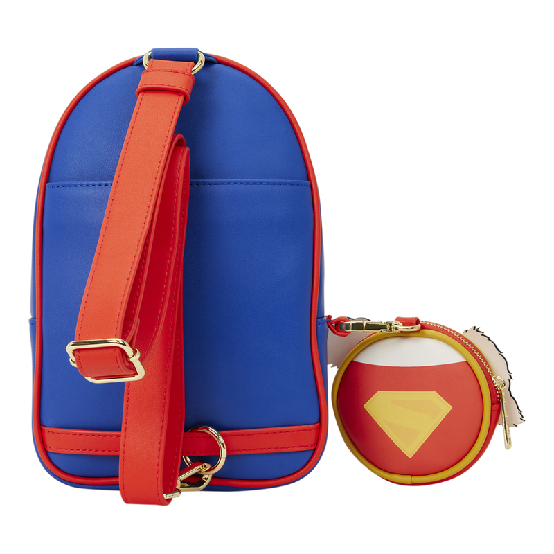 Loungefly Supergirl Krypto Sling Crossbody Bag
