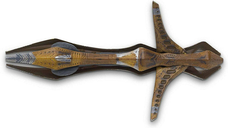 Species 8472 Bioship Starship Die-Cast Model (Eaglemoss / Star Trek), in display