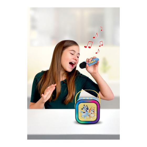 Bluey Portable Karaoke Speaker & 1 Wireless Microphone