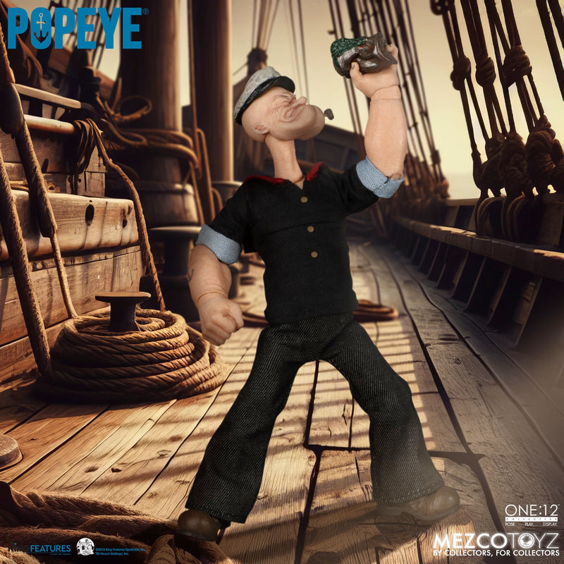 Popeye One:12 Collective Action Figure side angle