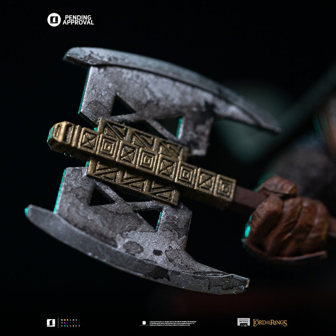 Iron Studios The Lord of the Rings Gimli Unleashed 1/10 Art Scale Limited Edition Statue