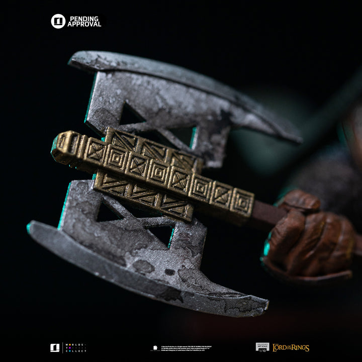 Iron Studios The Lord of the Rings Gimli Unleashed 1/10 Art Scale Limited Edition Statue