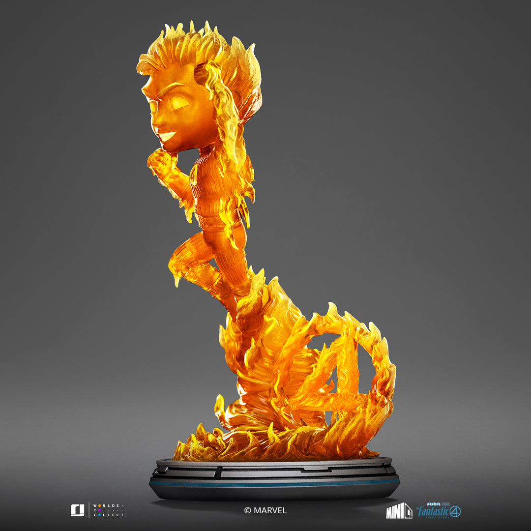 Iron Studios The Fantastic Four First Steps MiniCo Human Torch Figure