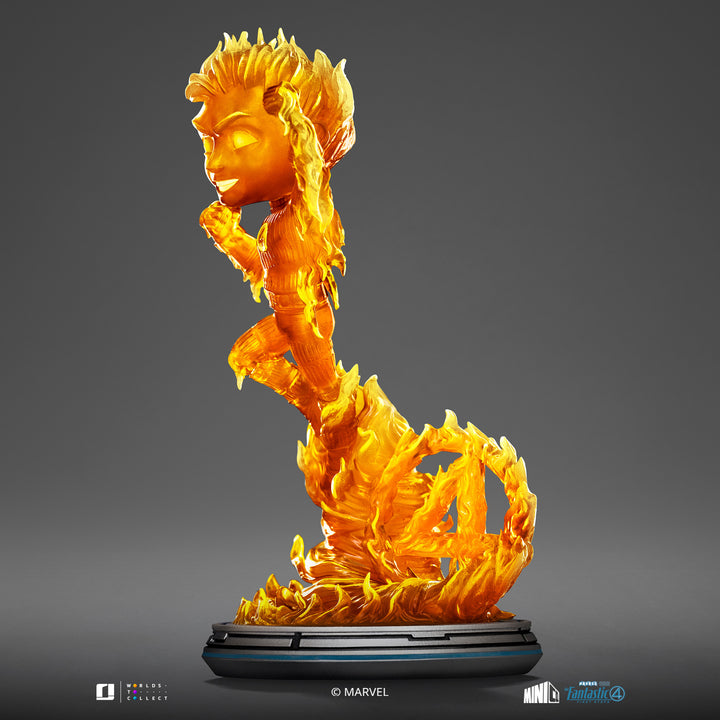 Iron Studios The Fantastic Four First Steps MiniCo Human Torch Figure