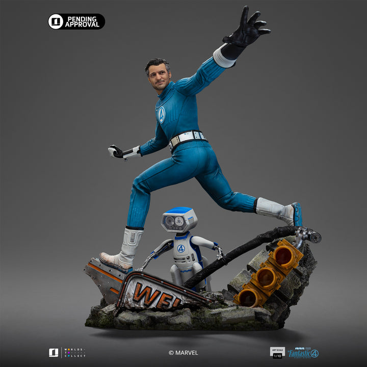 Iron Studios The Fantastic Four First Steps Mr. Fantastic 1/10 Art Scale Statue