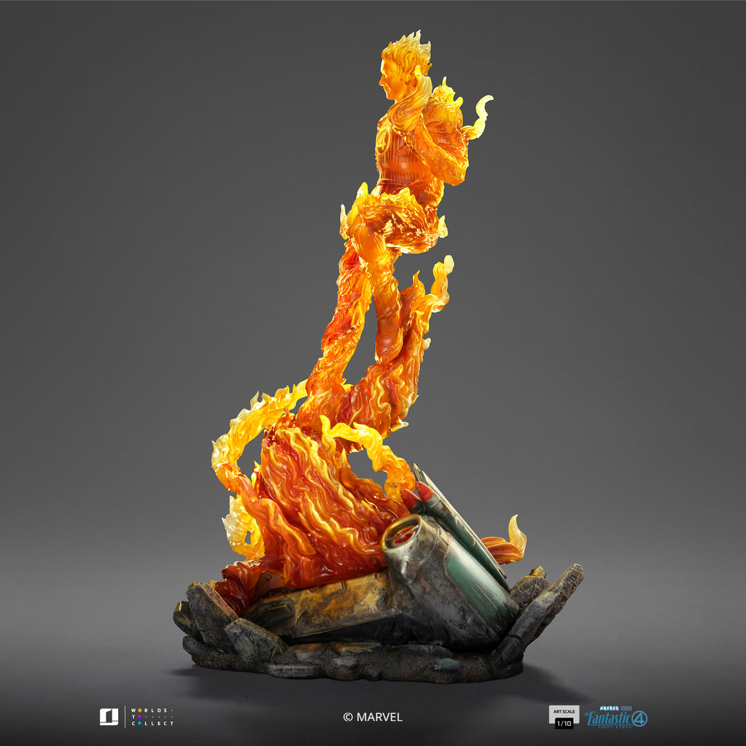 Iron Studios The Fantastic Four First Steps The Human Torch 1/10 Art Scale Statue
